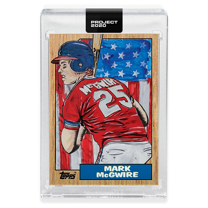 Topps PROJECT 2020 Card 81 - 1987 Mark McGwire by Blake Jamieson Image