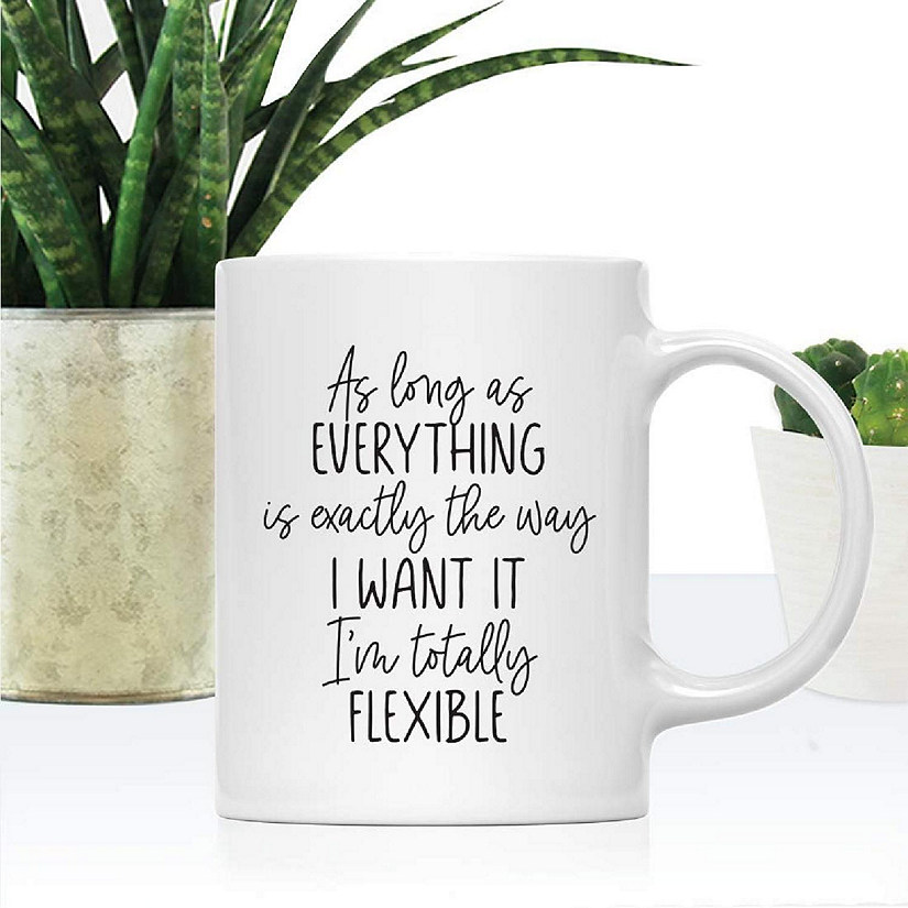 Totally Flexible Mom Quote Ceramic Mug Image