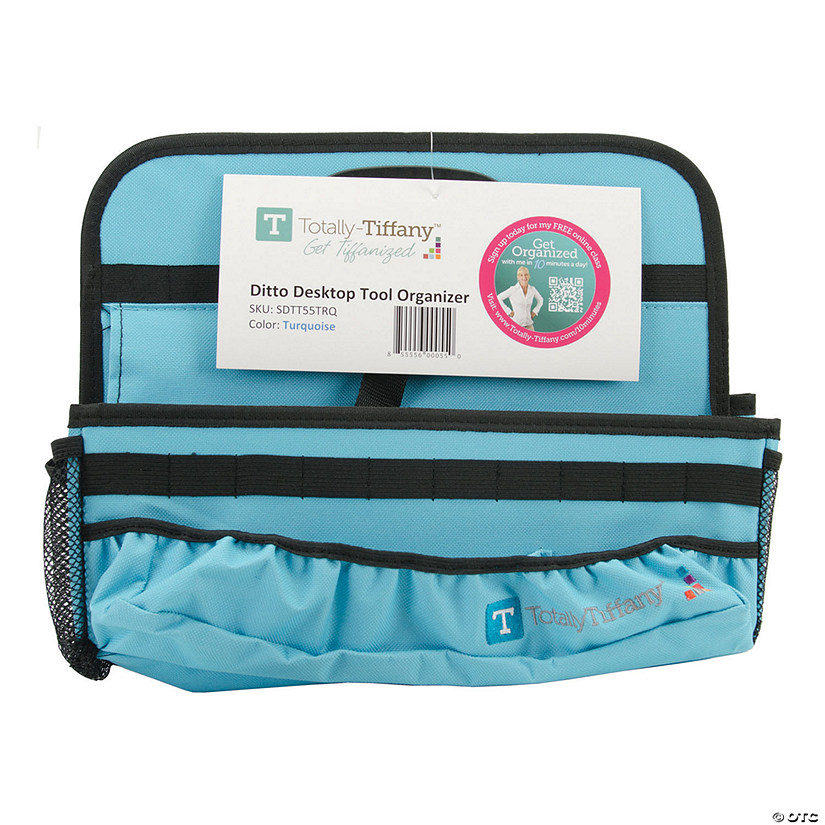 Totally Tiffany Ditto Desktop Organizer Turquoise