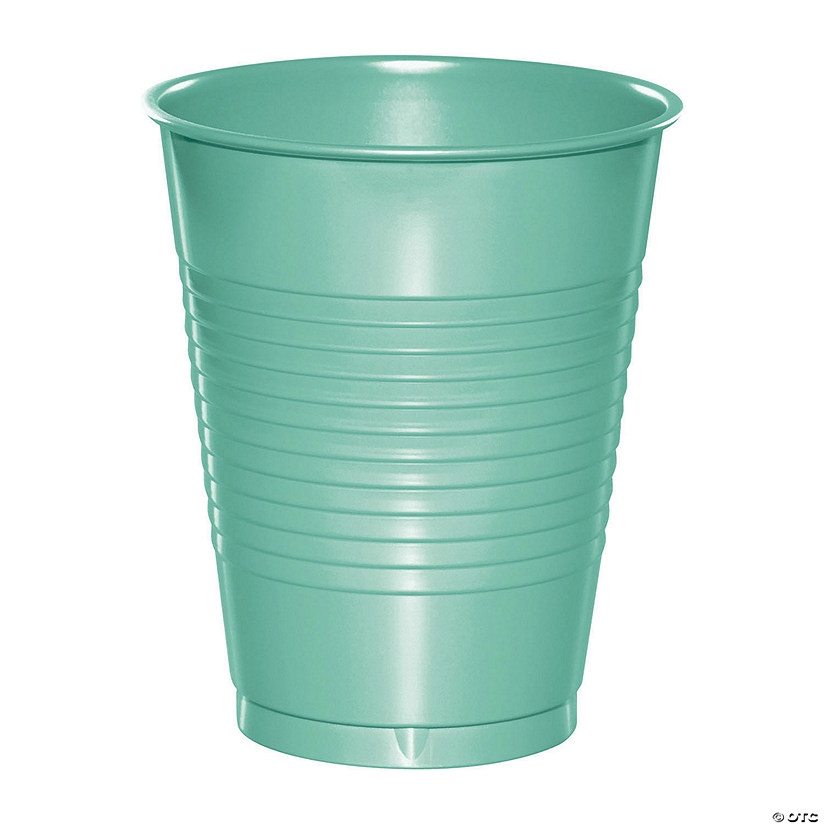 Touch Of Color Fresh Mint Green 16 Oz Plastic Cups - 60 Pc. Image