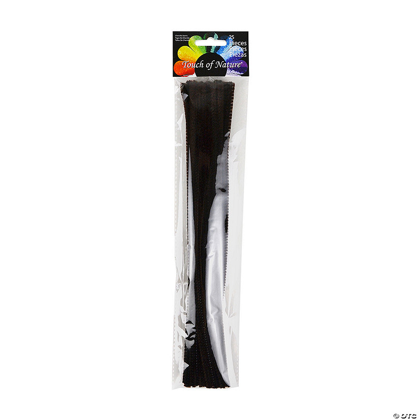 Touch of Nature<sup>&#174;</sup> Black Chenille Stems - 25 Pc. Image