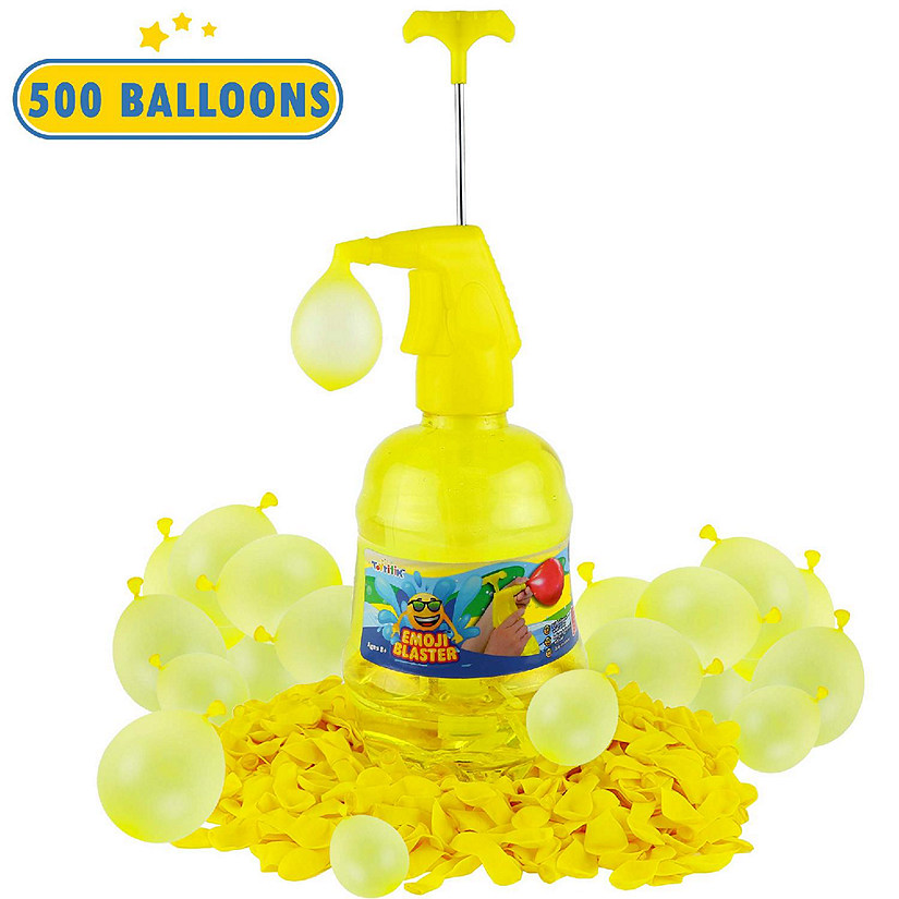Toyrifik Water Balloon Pump Filler - Portable Station with 500 Balloons Image
