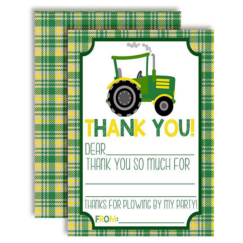 Tractor Thank You 20pc. by AmandaCreation Image