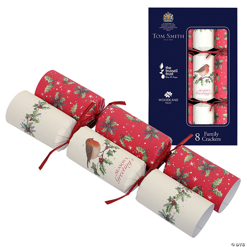 Traditional Family Christmas Party Crackers - 8 Pc. Image