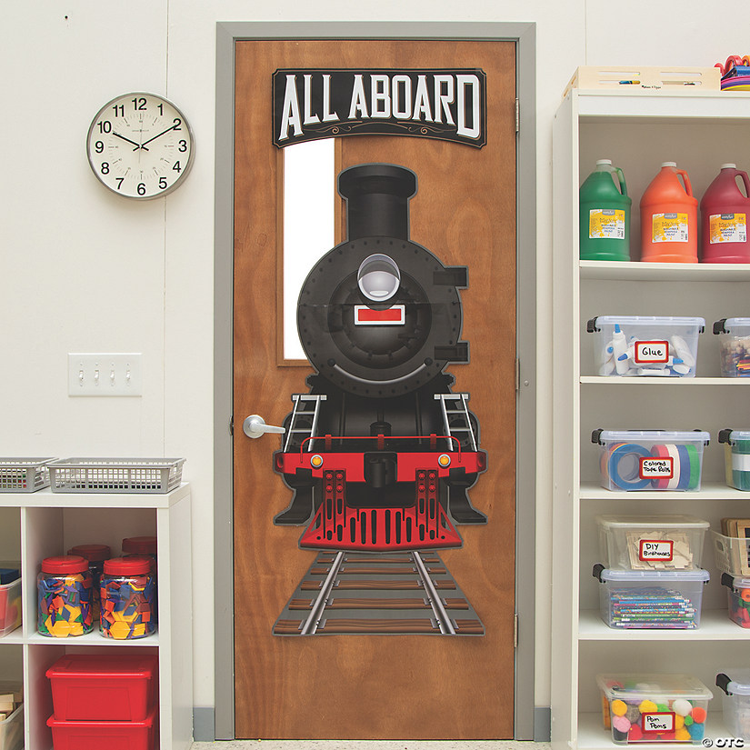 Train Classroom Door Decorating Kit - 5 Pc. Image