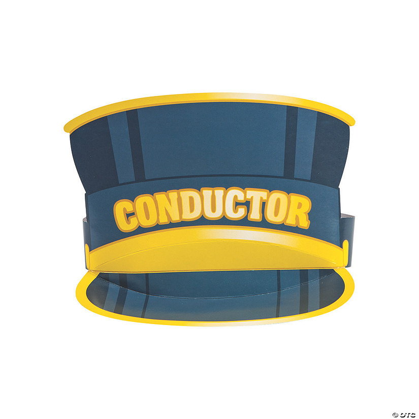 Train Conductor Hat Crowns - 8 Pc. Image
