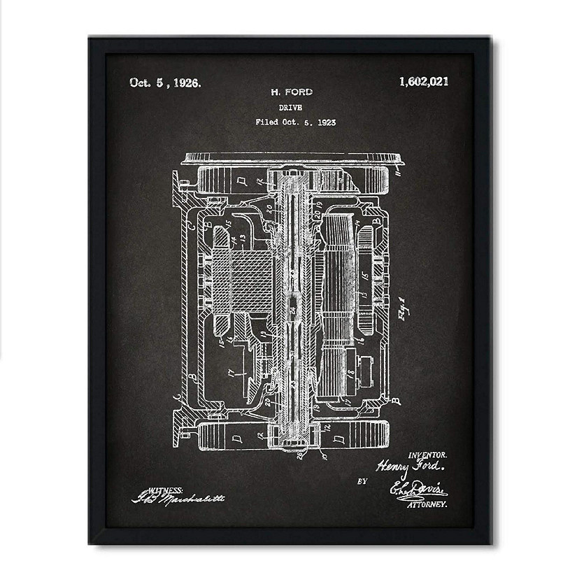 Train Transmission Patent 8.5x11in Image