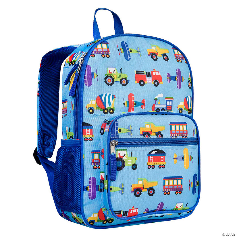 Trains, Planes & Trucks Recycled Eco Backpack Image