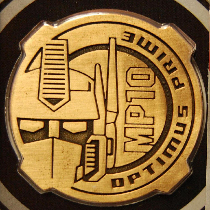 Transformers MP-10 Optimus Prime Bonus Collector Coin Image