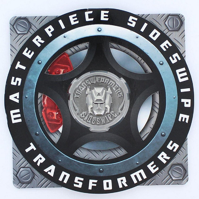 Transformers MP12 Sideswipe Bonus Silver Coin Accessory Image