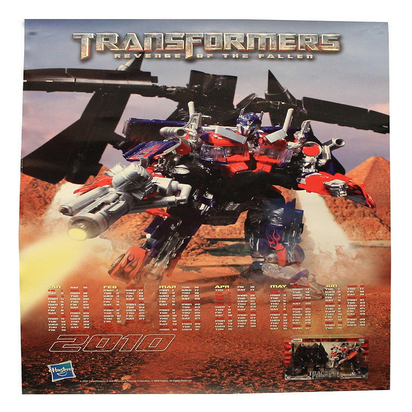 Transformers: Revenge of the Fallen 2010 Poster Calendar Image