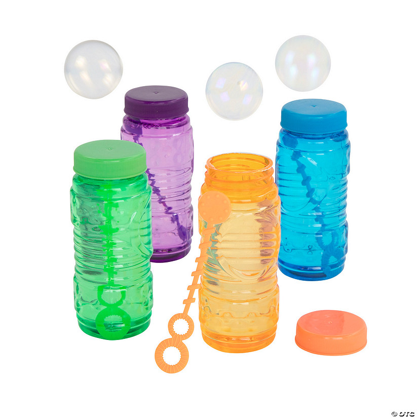 Translucent Bubble Bottles - 12 Pc. Image