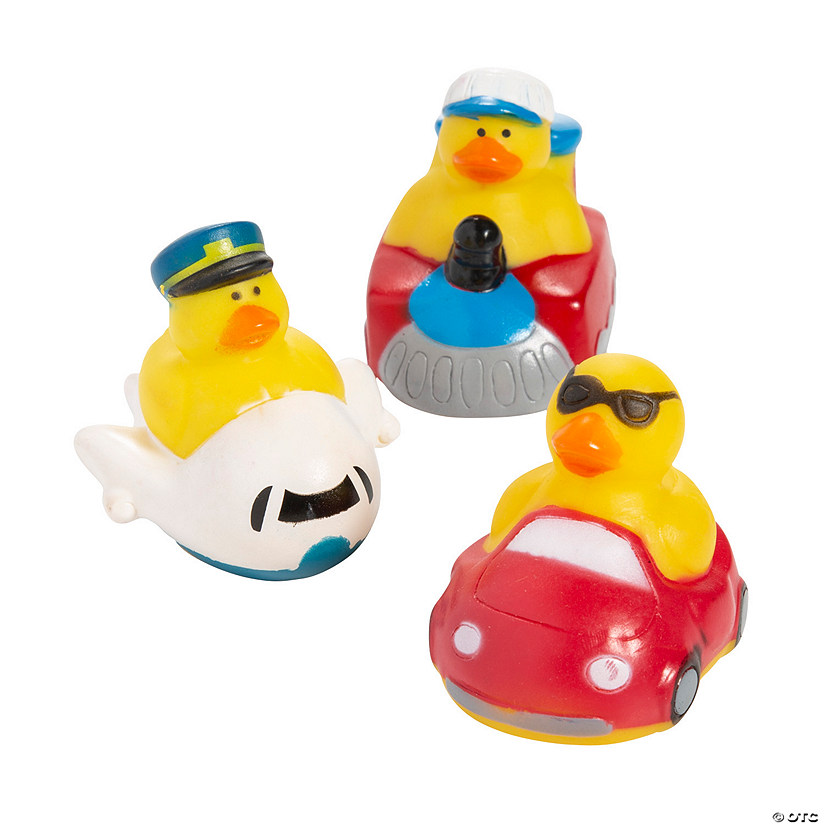Transportation Rubber Ducks - 12 Pc. Image
