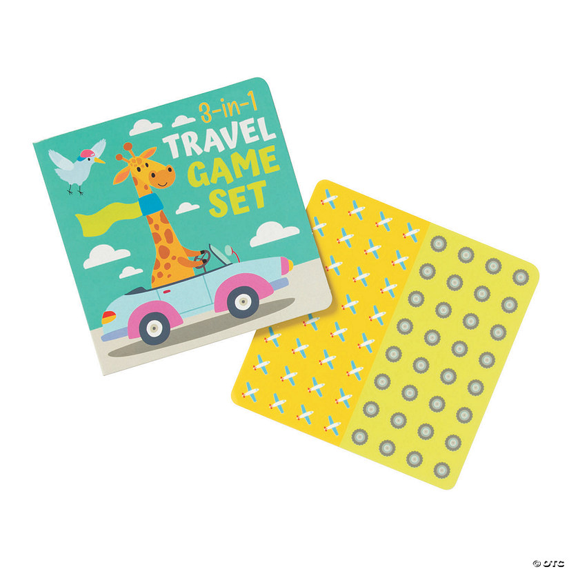 Travel 3In1 Game Sets Oriental Trading