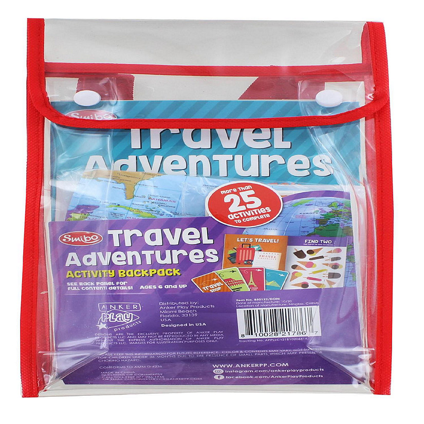 Travel Adventures Activity Backpack  More Than 25 Activities To Complete Image