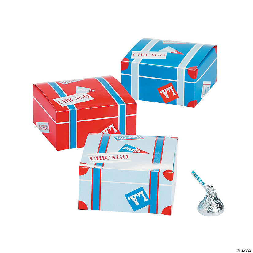 Travel Favor Boxes 12 Pc.