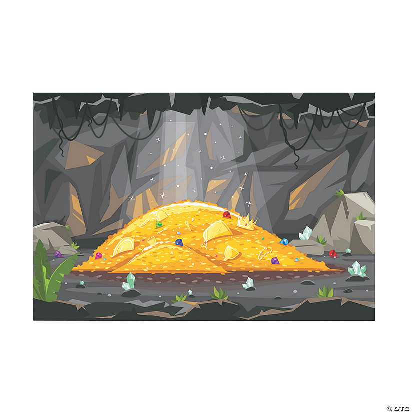 Treasure Hunt Cave Backdrop - 3 Pc. Image