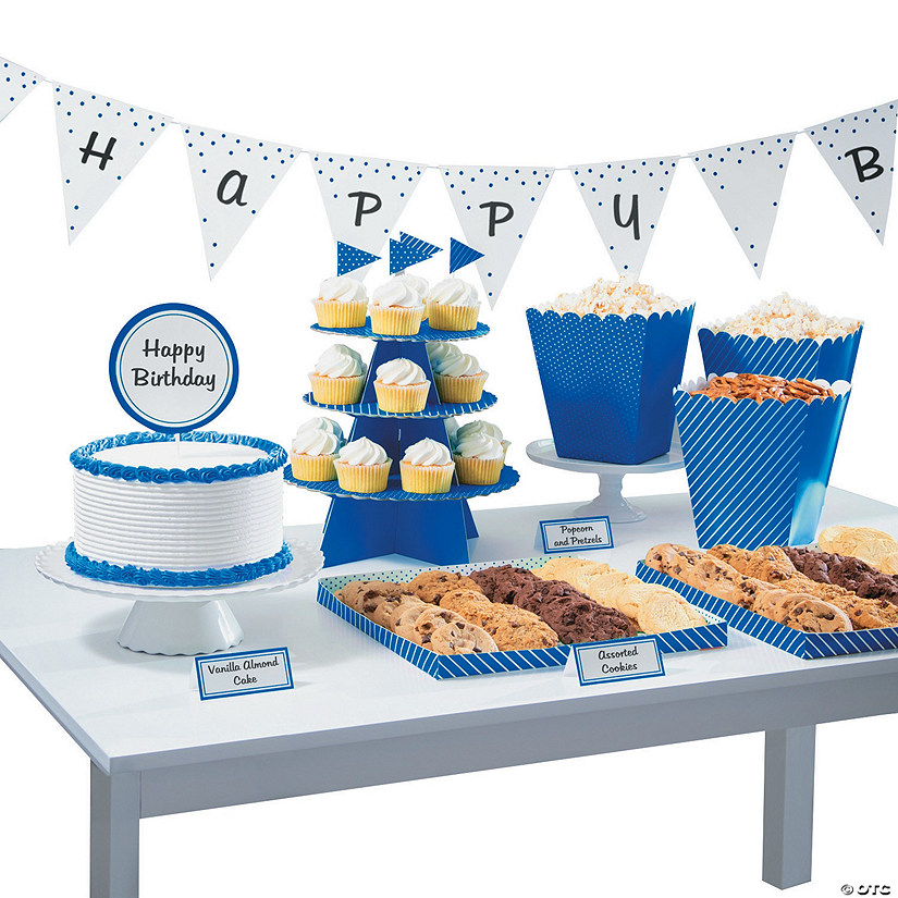 Treat Table Cobalt Blue Decorating Kit - 27 Pc. Image
