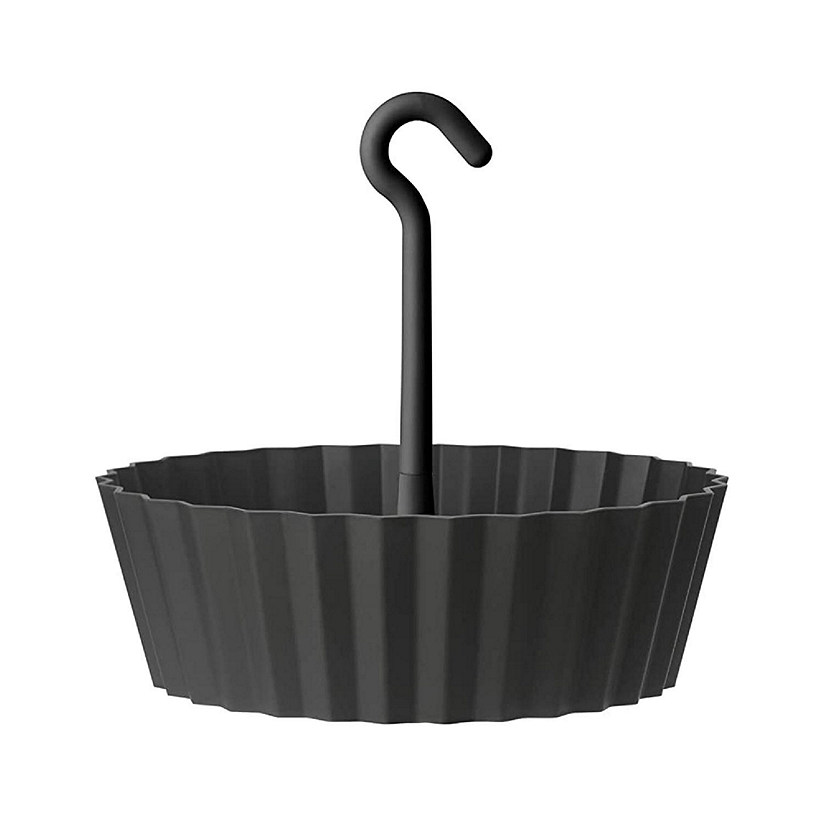 Tree Nest 122647 Sunny Hanging Lace Pattern Planter Round, Anthracite - 12 Image