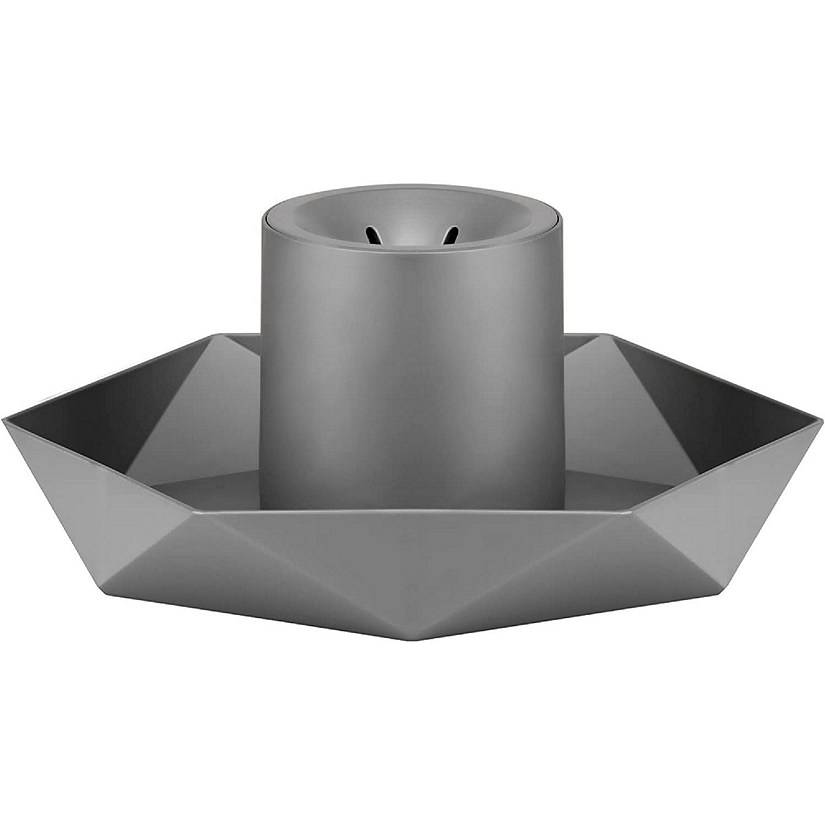 Tree Nest Diamond Christmas Tree Stand Base for Table Top Trees, Silver