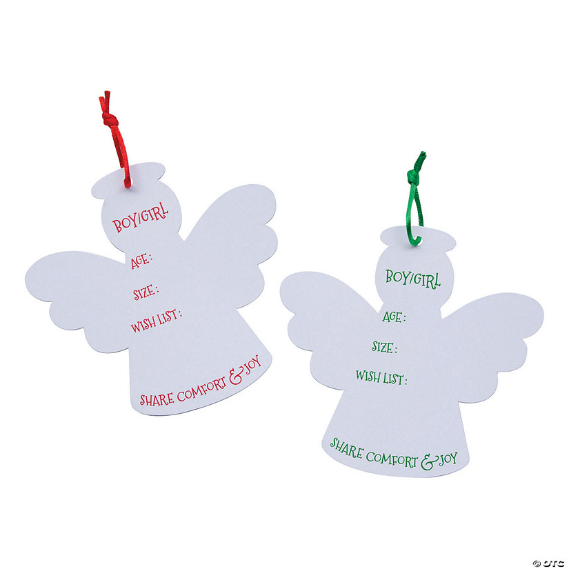 Tree of Giving Angel Tags - 12 Pc. Image