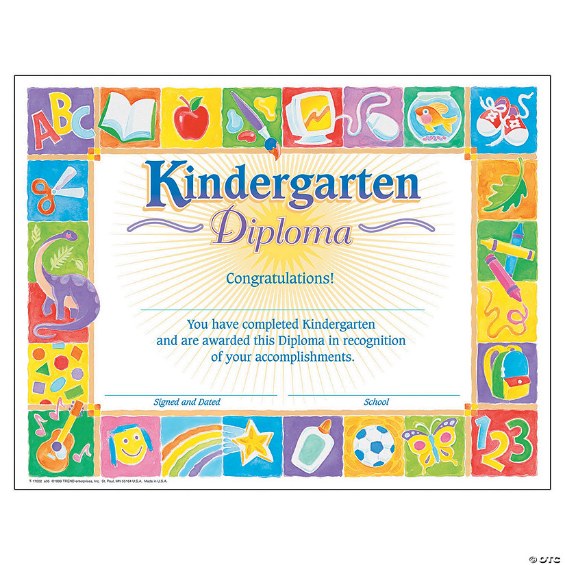 TREND Classic Kindergarten Diplomas Image