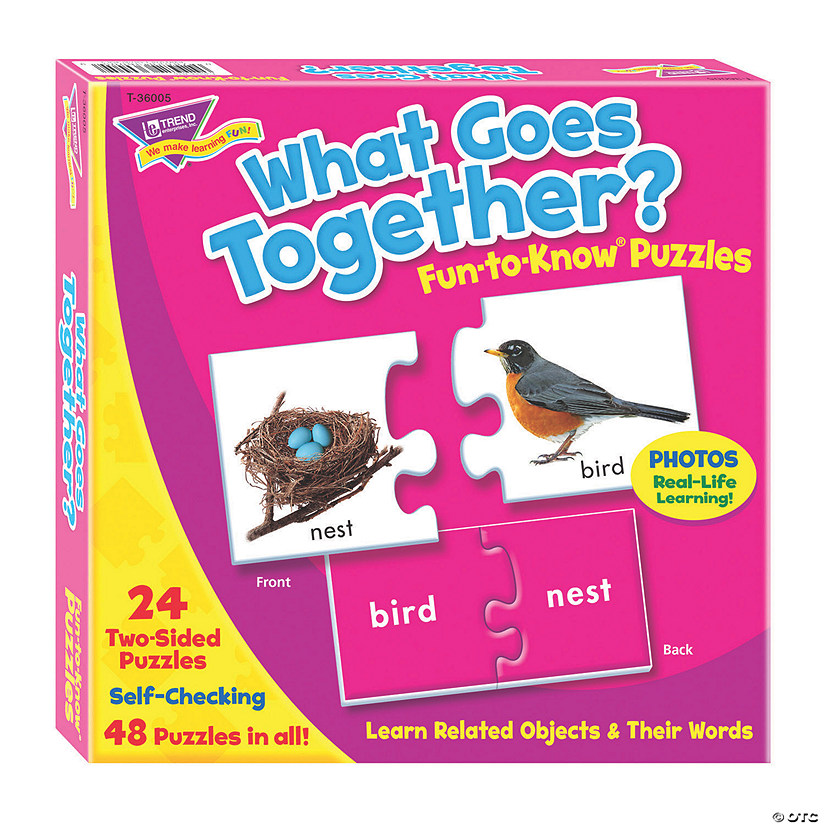TREND enterprises, Inc. - What Goes Together? Fun-to-Know&#174; Jigsaw Puzzles Image