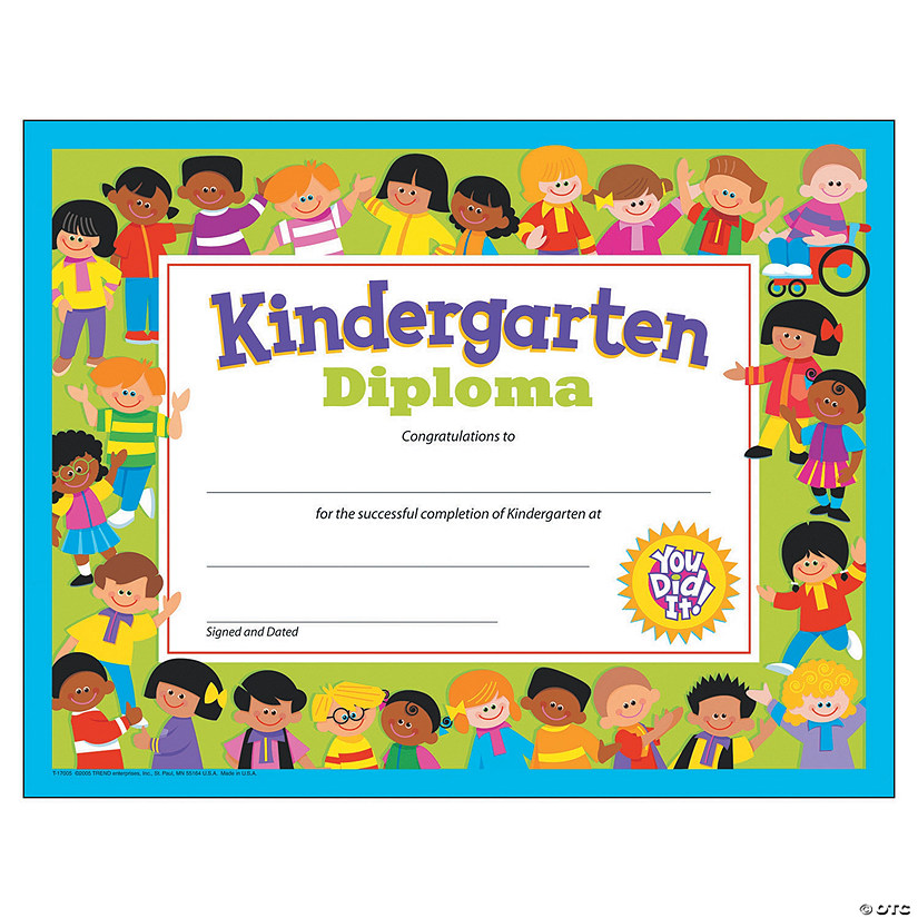 TREND Kindergarten Diplomas Image