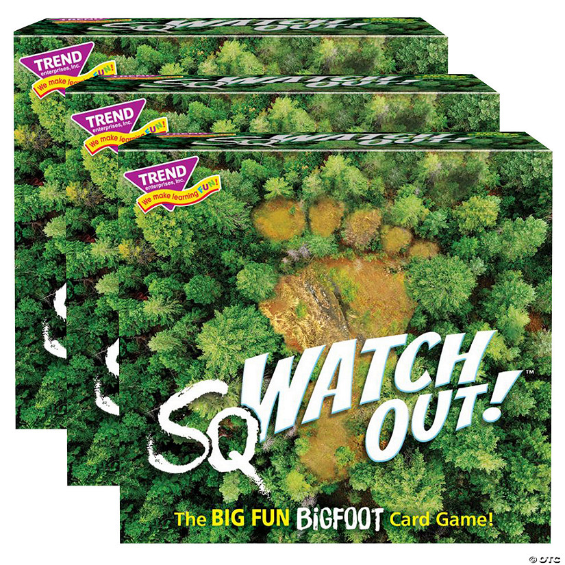 TREND sqWATCH OUT! Three Corner Card Game, Pack of 3 Image