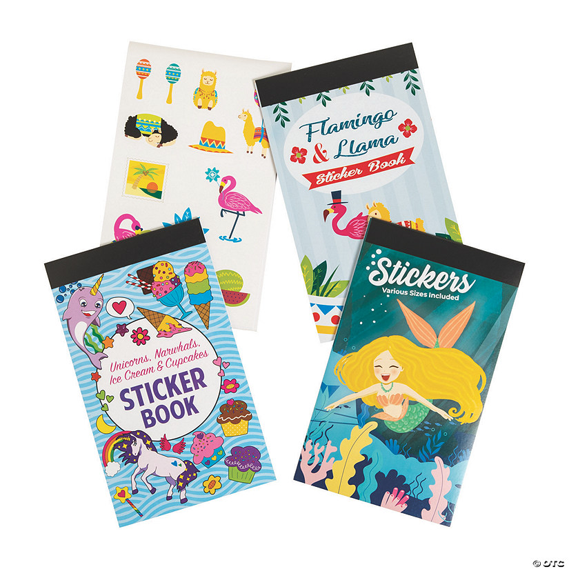 Trendy Characters Books of Stickers - 3 Pc. Image