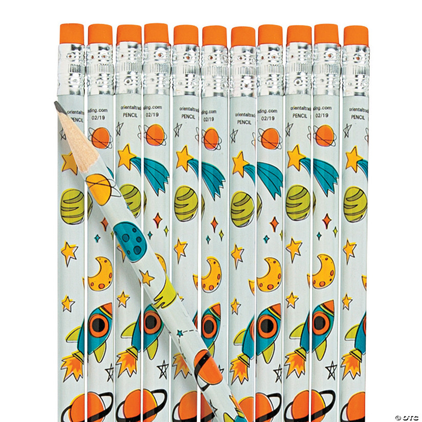 Trendy Space Pencils - 24 Pc. Image