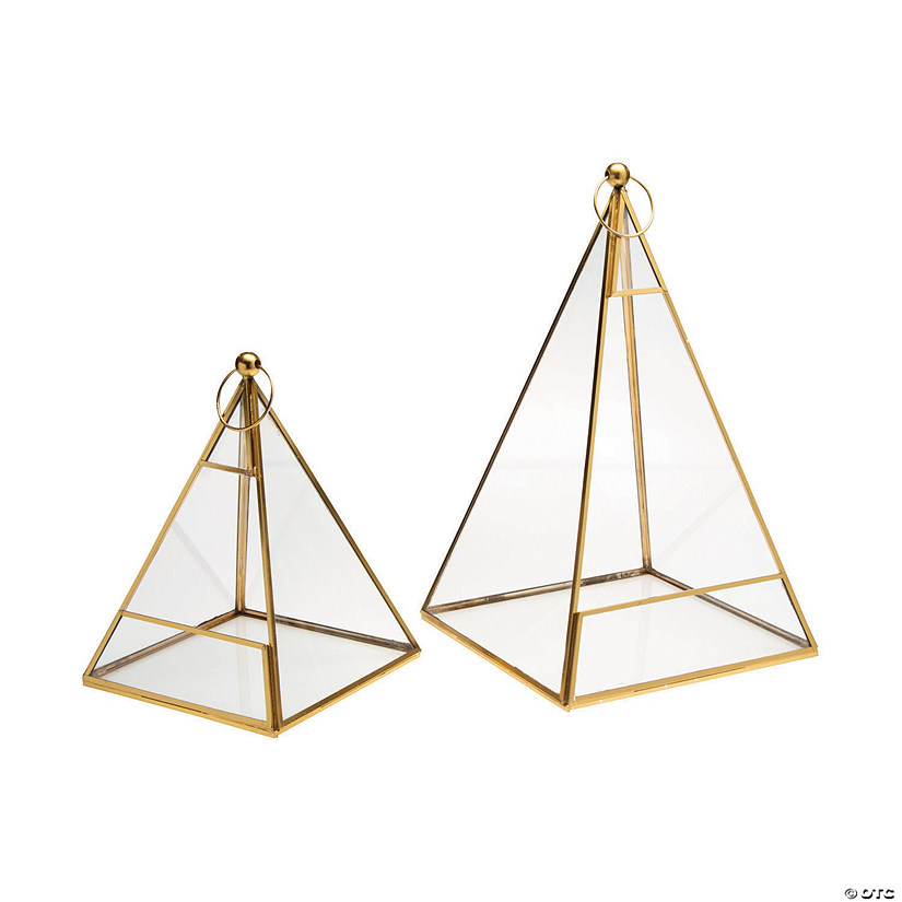 Triangle Terrarium Lanterns - 2 Pc. Image
