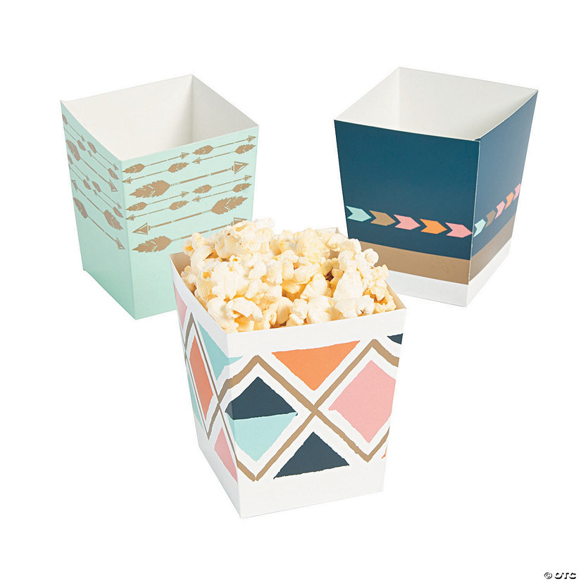 Tribal Baby Shower Popcorn Boxes - 24 Pc. Image