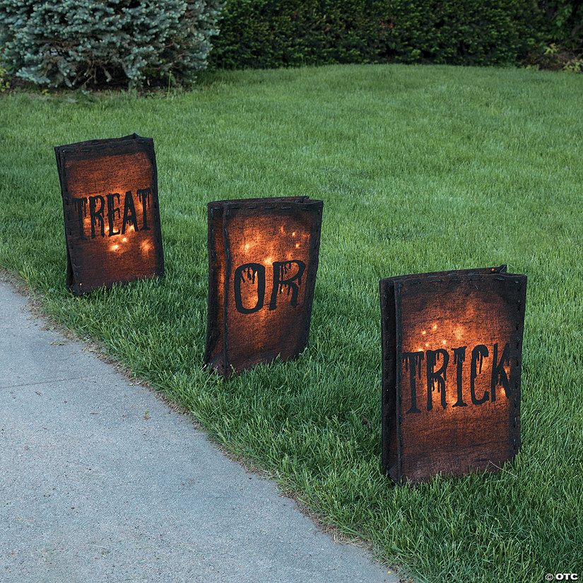 Trick Or Treat Outdoor Luminaries Halloween Decorations Oriental