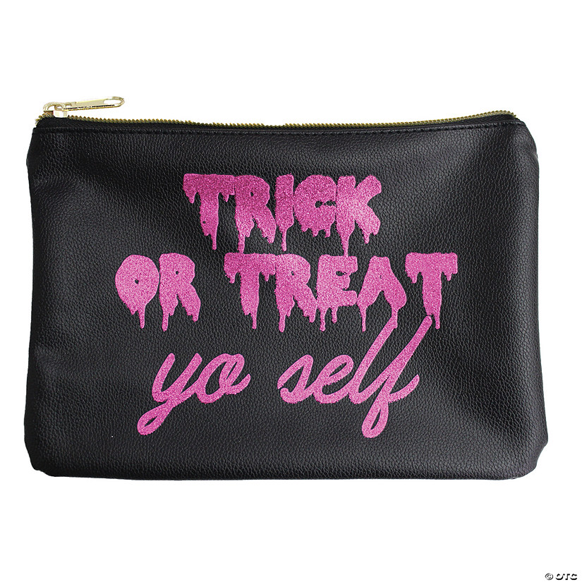 "Trick or Treat Yo Self" Makeup Bag Image