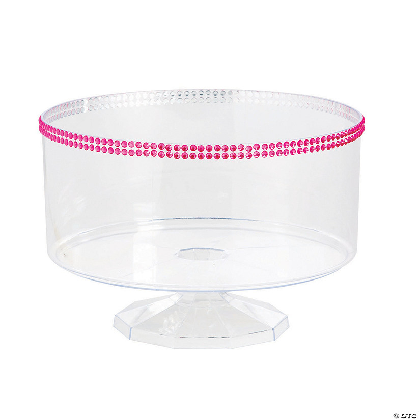 Trifle Containers with Pink Gem Trim -3 Pc. - 3 Pc. Image