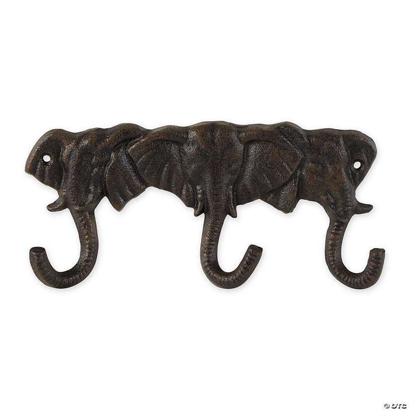 Triple Elephant Wall Hook Image