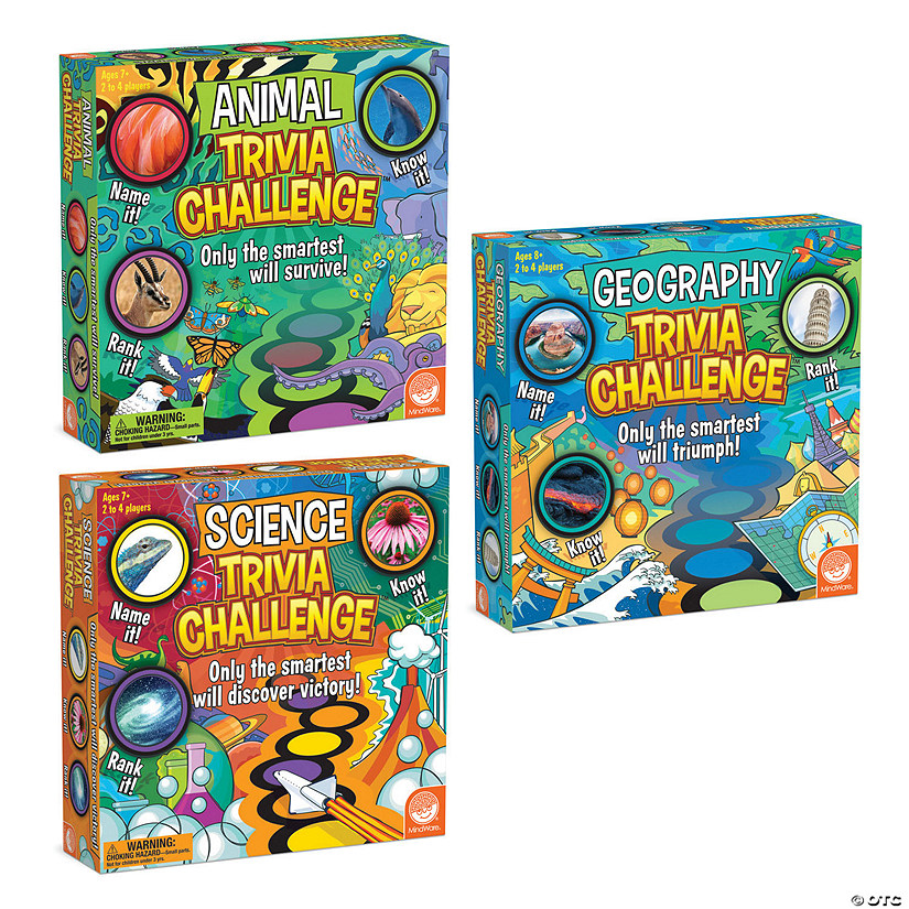 Trivia Challenge Games: Set of 3 Image