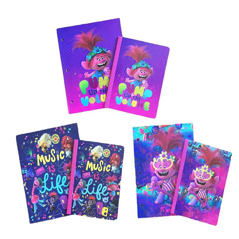 Trolls World Tour School Supply Kit with Themed Folders and Notebooks Image