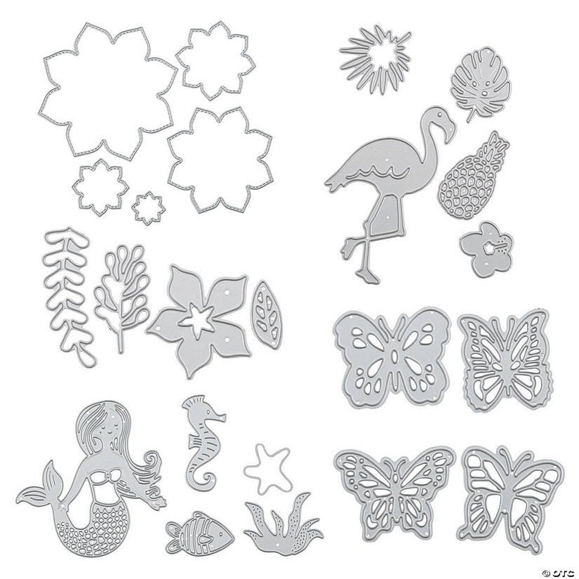 Tropical Cutting DIe Assortment Oriental Trading