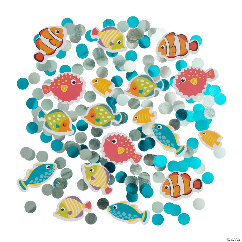 Tropical Fish Confetti Image