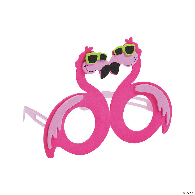 Tropical Flamingo Kids&#8217; Glasses Craft Kit - Makes 12 Image