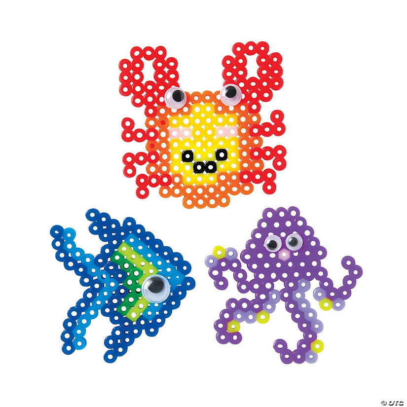 Tropical Fuse Bead Craft Kit Makes 12 Oriental Trading
