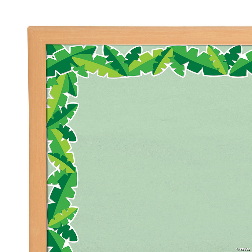 Tropical Leaves Wide Bulletin Board Borders - 12 Pc. Image