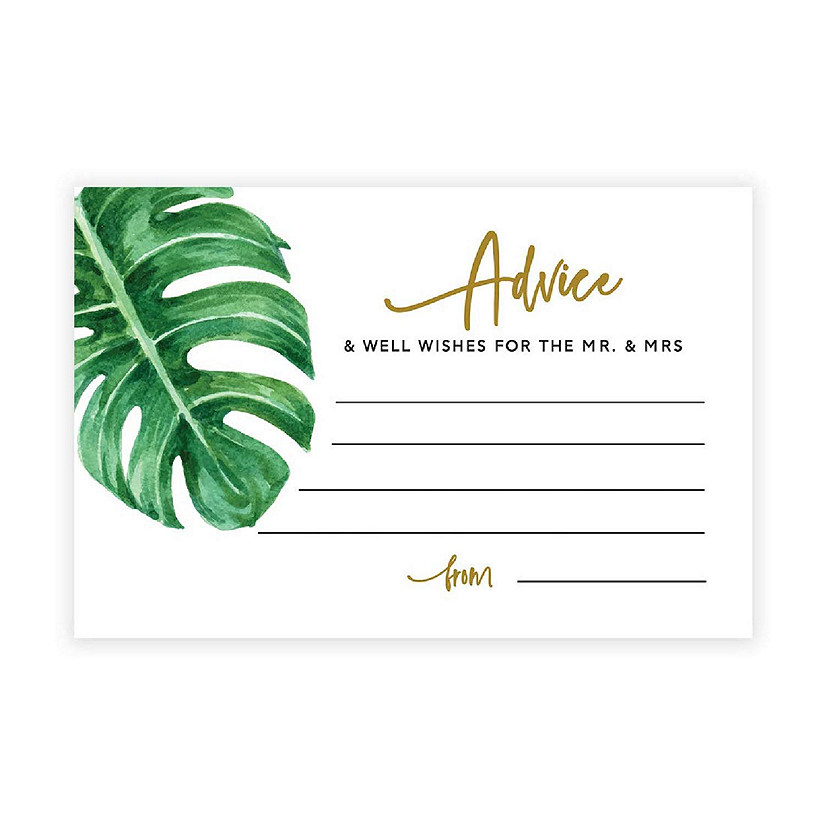 Tropical Monstera Leaf Advice 4x6IN 56PC Image