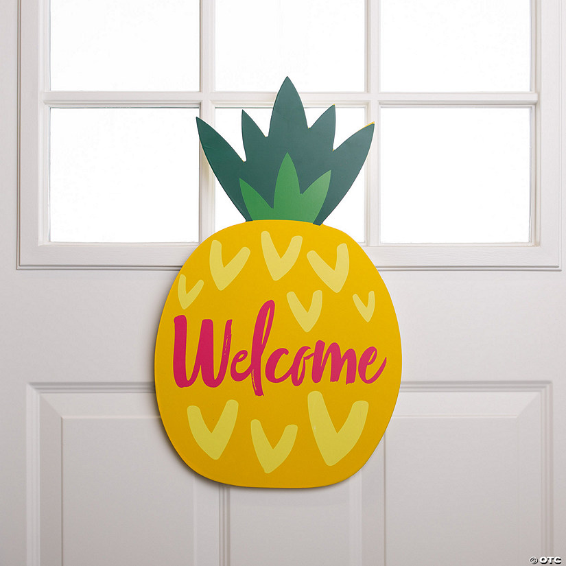 Tropical Pineapple Door Sign Image