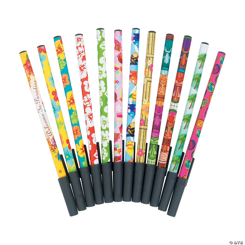 Tropical Stick Pen Assortment - 72 Pc. Image