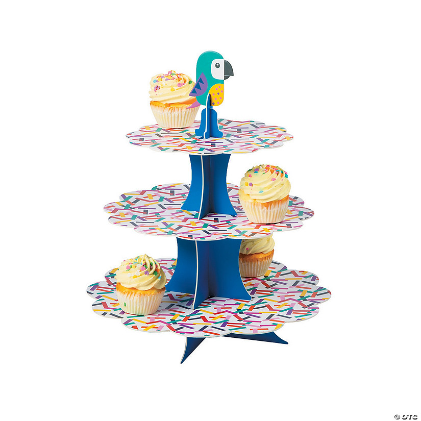 Tropical Toucan Cupcake Stand Image