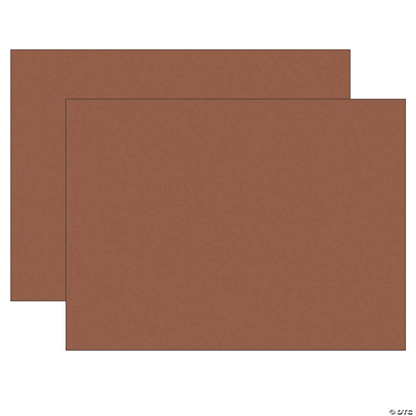 Tru-Ray Construction Paper, Warm Brown, 18" x 24", 50 Sheets Per Pack, 2 Packs Image