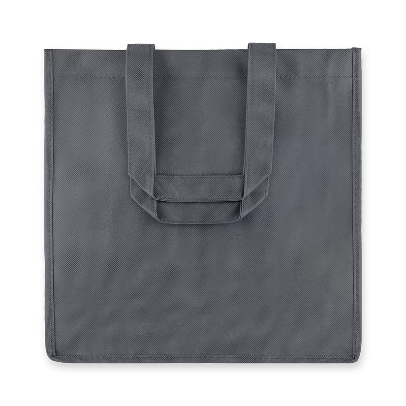 True 6 Bottle Grey Non Woven Tote by True Image